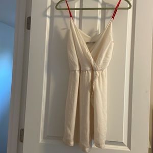 Super soft and easy off white dress